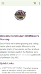Mobile Screenshot of mowildflowers.net
